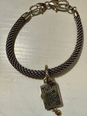 👩🏼‍⚕️BRIGHTON NURSE *ADD MORE CHARMS* Silver Charm Bracelet *Starter kit*